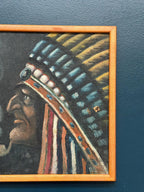 Native American with Pipe
