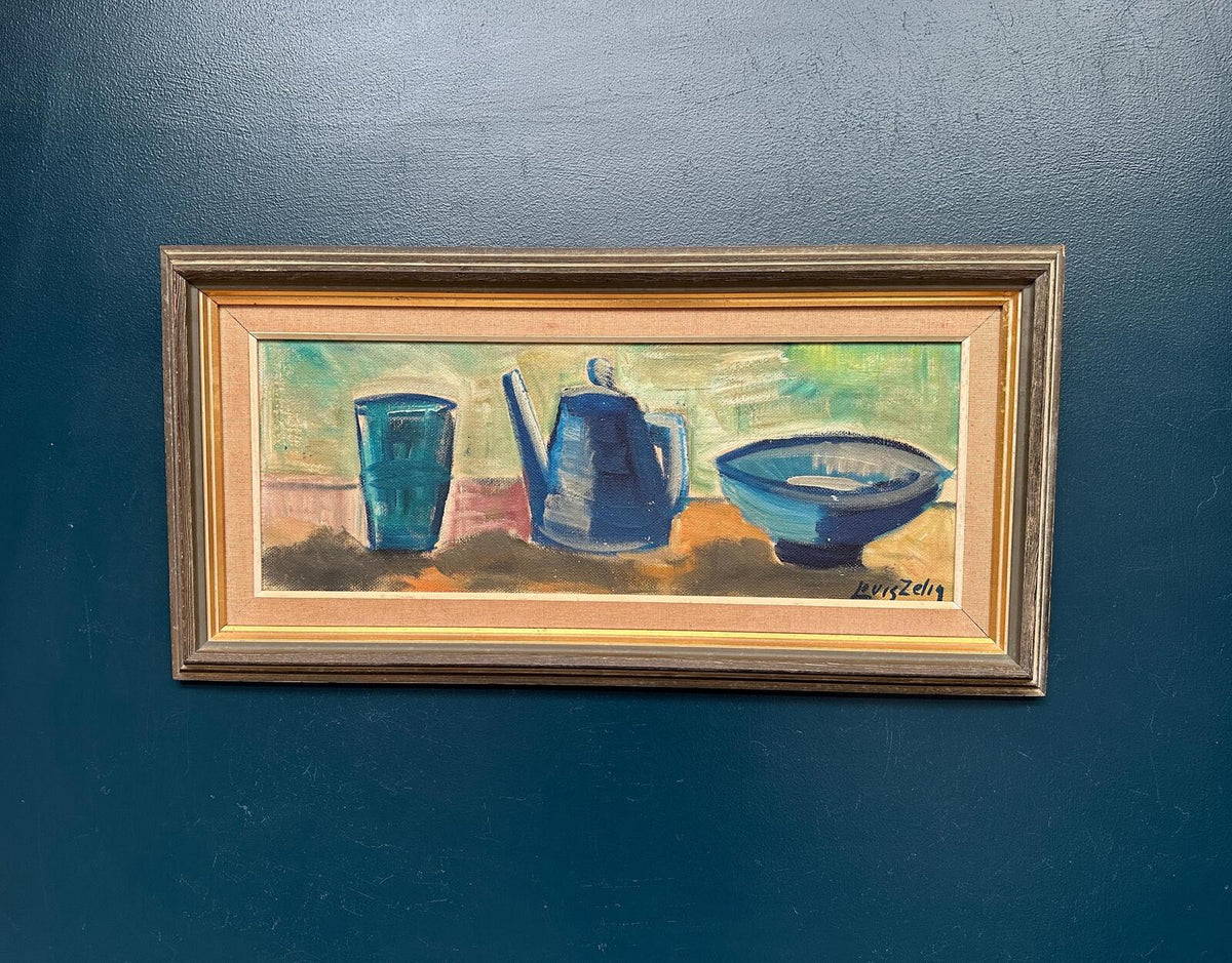 “Kattle Bowl and Glass” by Louis Zelig