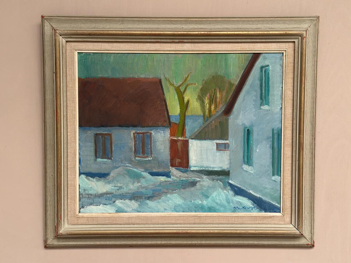 “Vinter Kväll Viks” by Albert Krüger (1885–1965)
