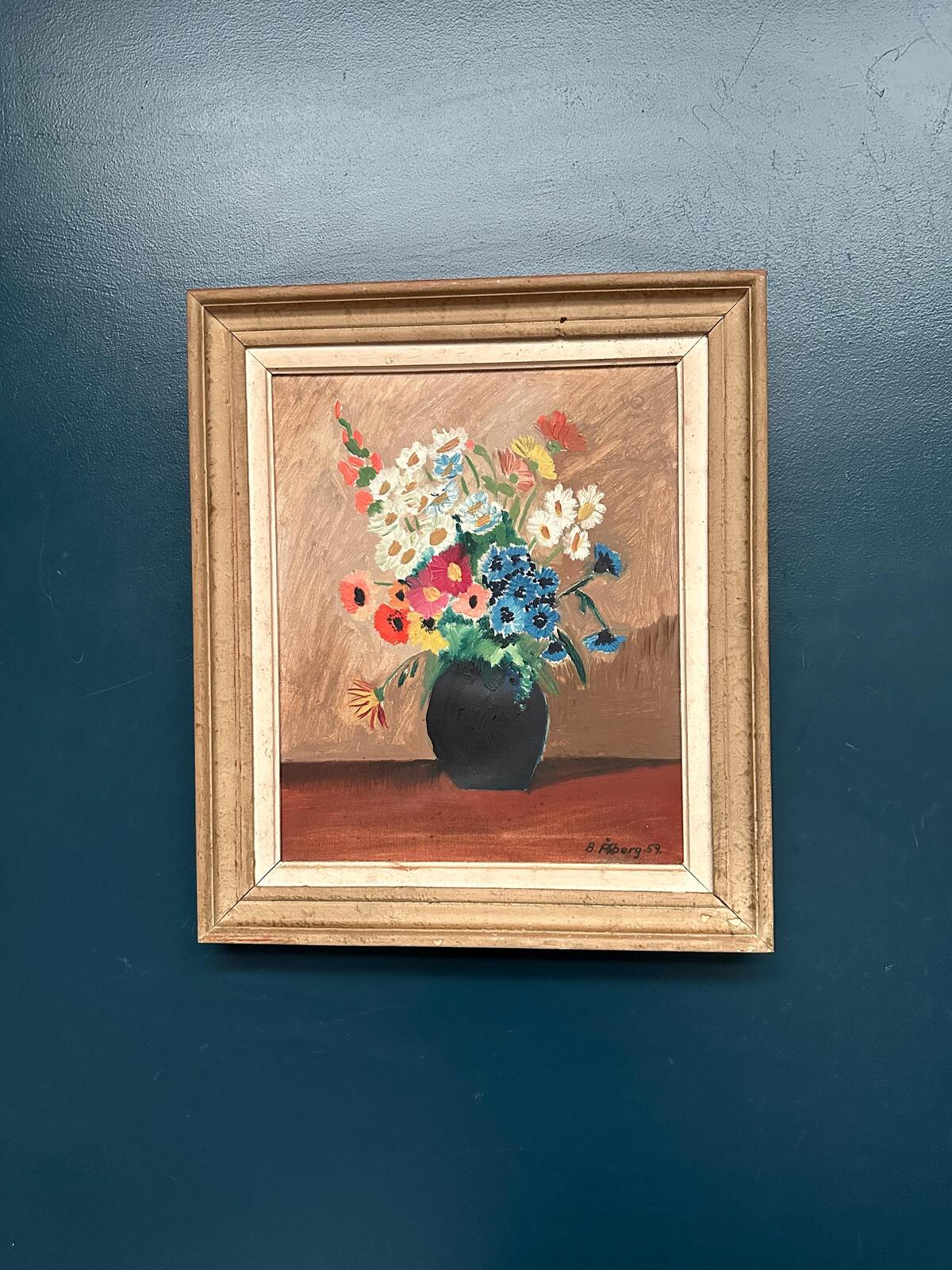 “Flowers in Vase” by B. Åberg