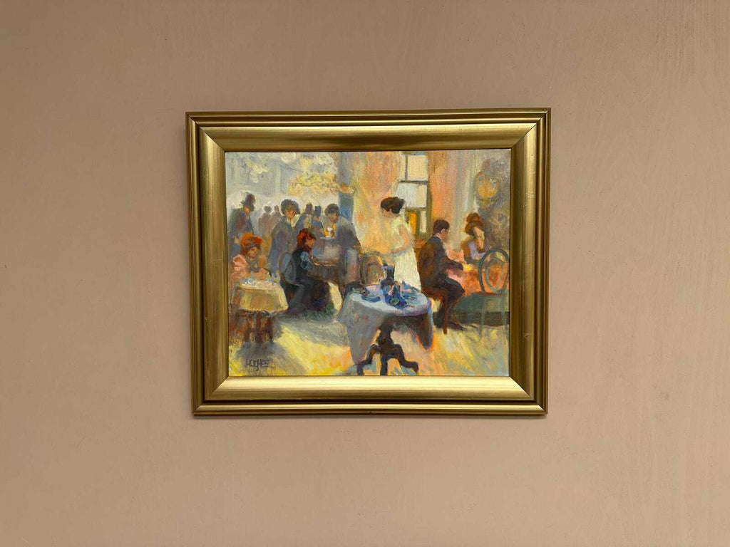 “Café Interior” by Don Hughes