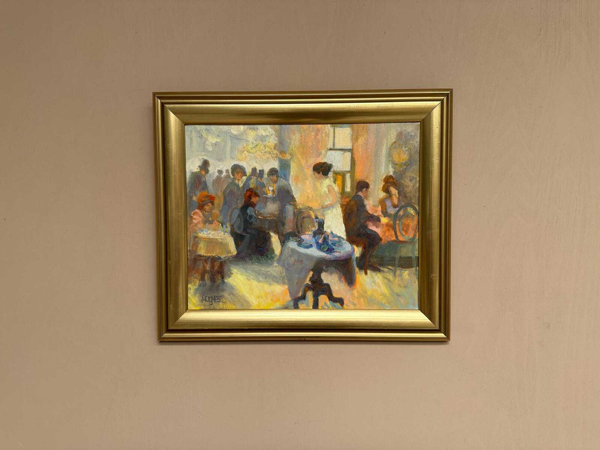 “Café Interior” by Don Hughes