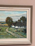 “Farms with Grazing Cows” by Hjalmar Lindblom