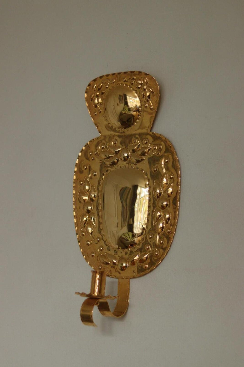 Pair Of Mid Century Swedish Brass Sconces