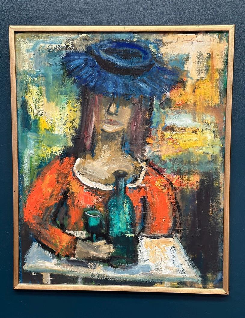 “The Woman with the Wine Bottle” by Sven Lundgren