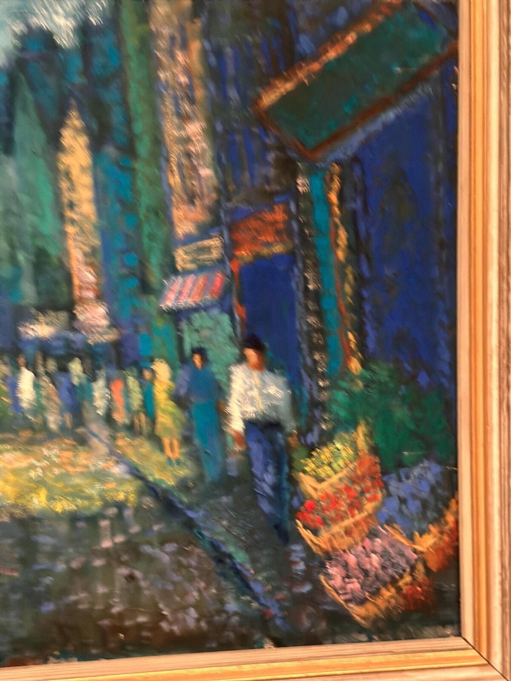 “City Street at Night” by Olle Larsson