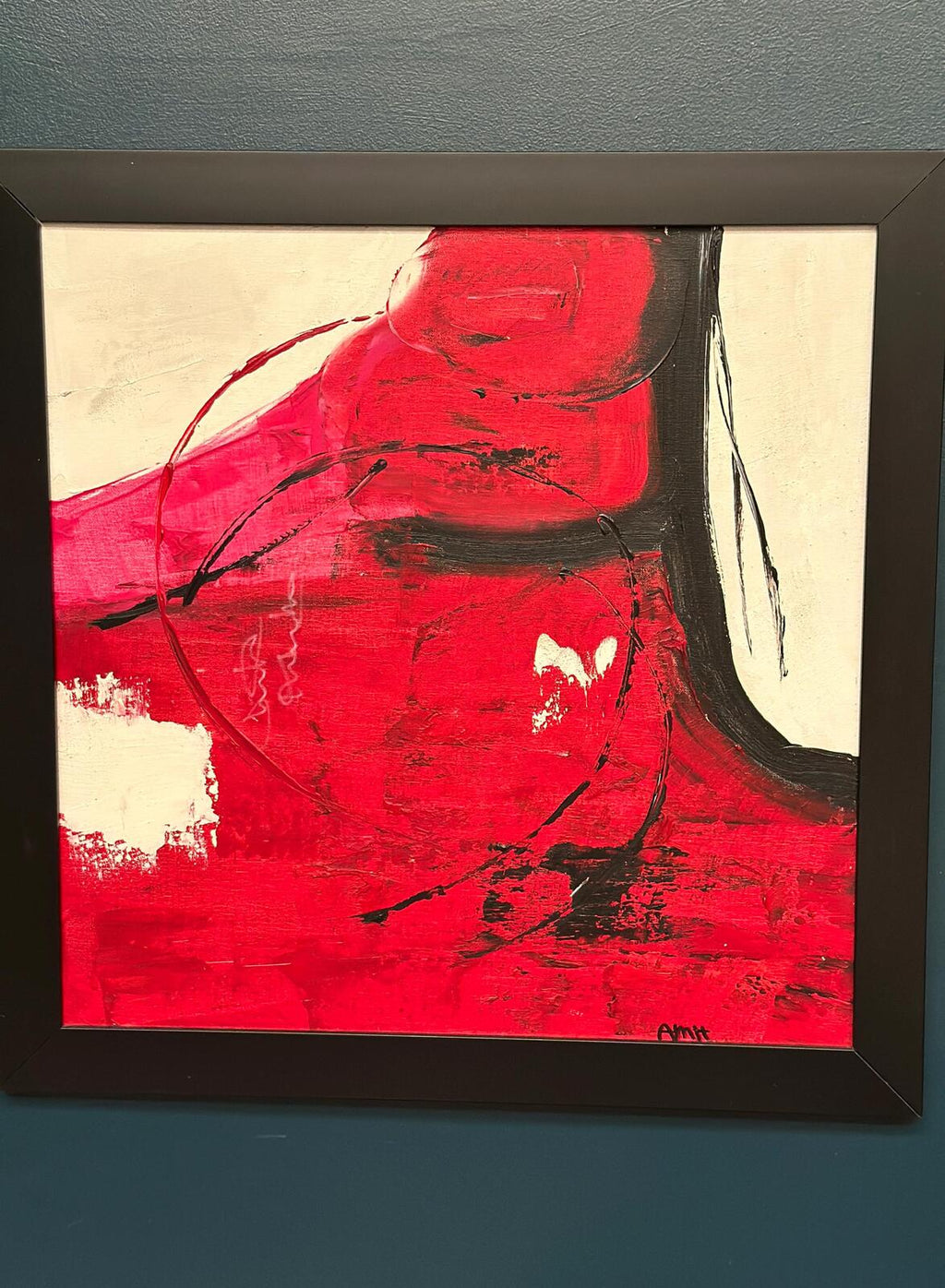 “Red Composition” by AMH