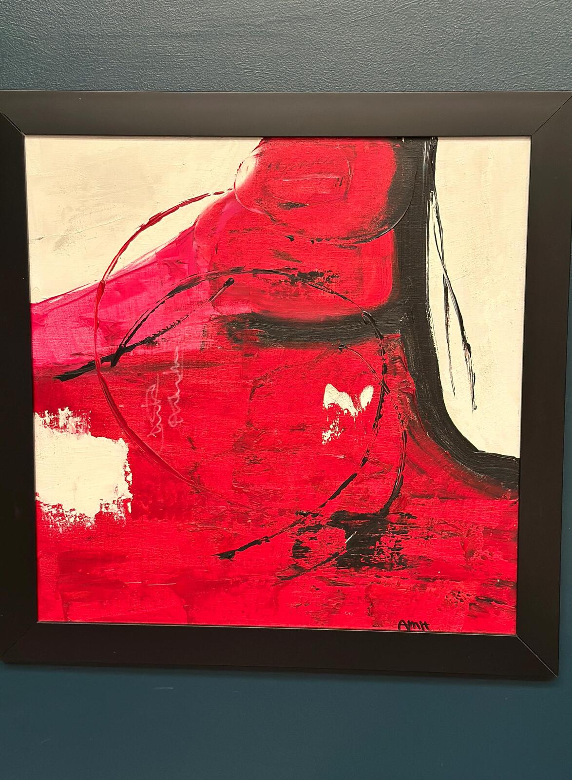 “Red Composition” by AMH
