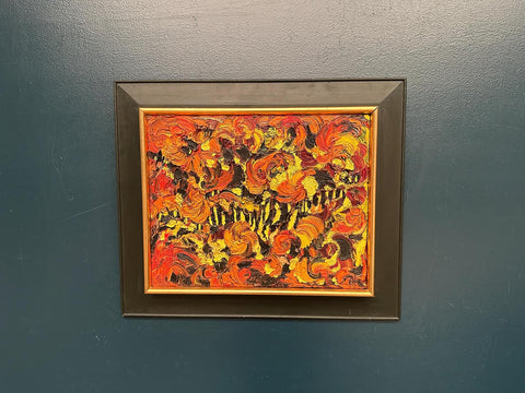 “Flowers” by Sarah Sandberg – Dated 1973