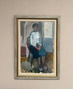 “Seated Woman” by Gösta Stawåsen