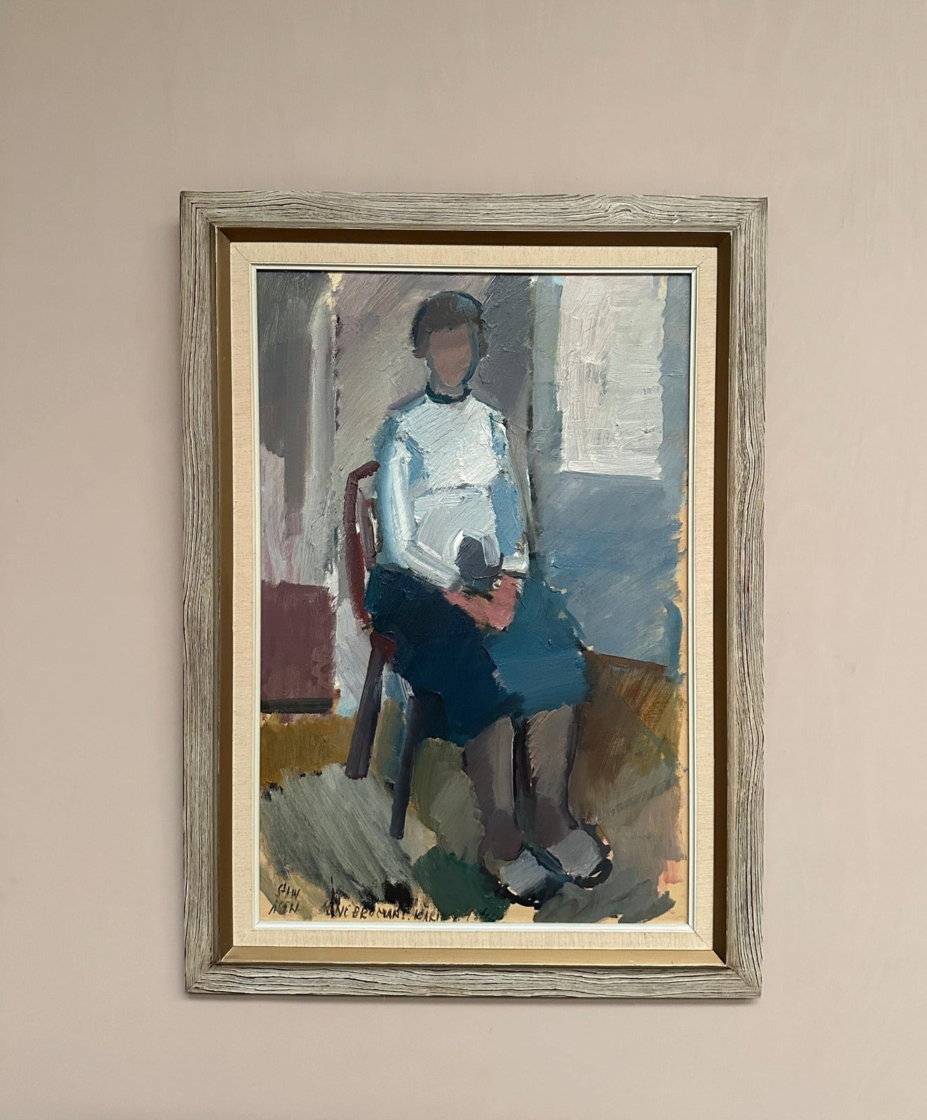 “Seated Woman” by Gösta Stawåsen