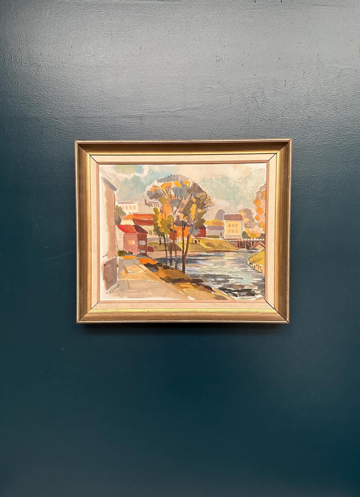 “Riverside Village” by B. Lundqvist
