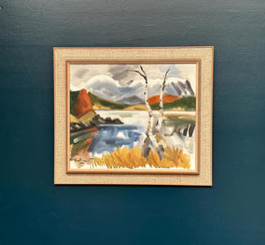 “Landskap med Björkar” by Ivar Hjertqvist