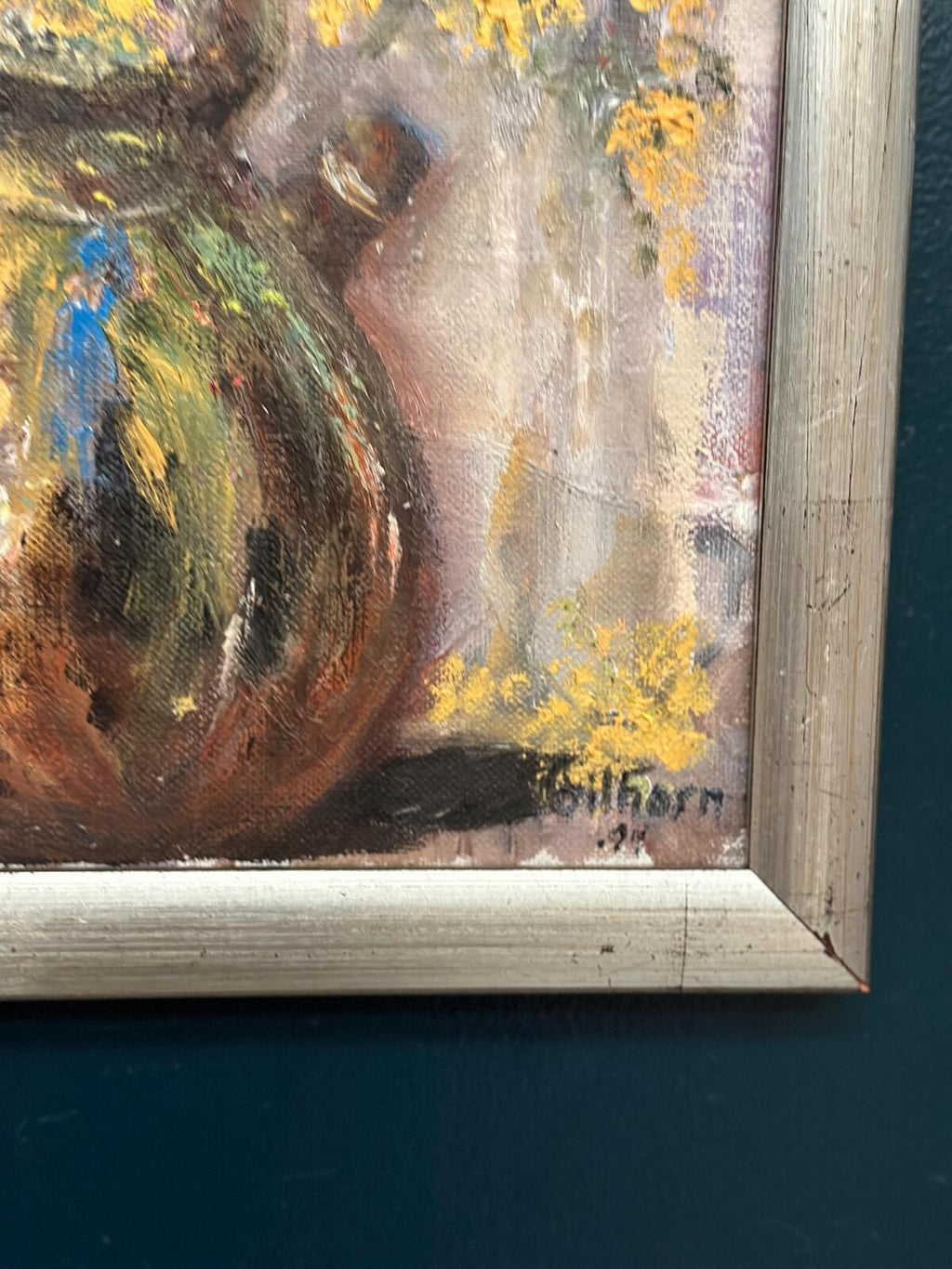 “Vessel with Mimosa” by Monica Gilhorn