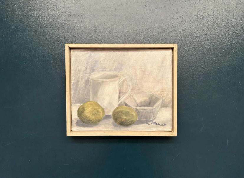 “Jug, Bowl and Fruits” by Main Klarmo‑Kärred
