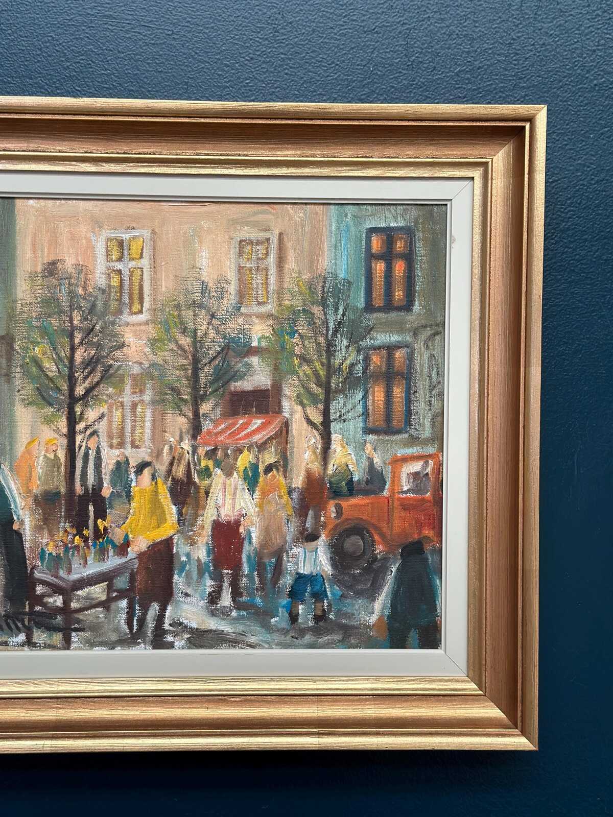 “Market Scene” by Arne Wallsten