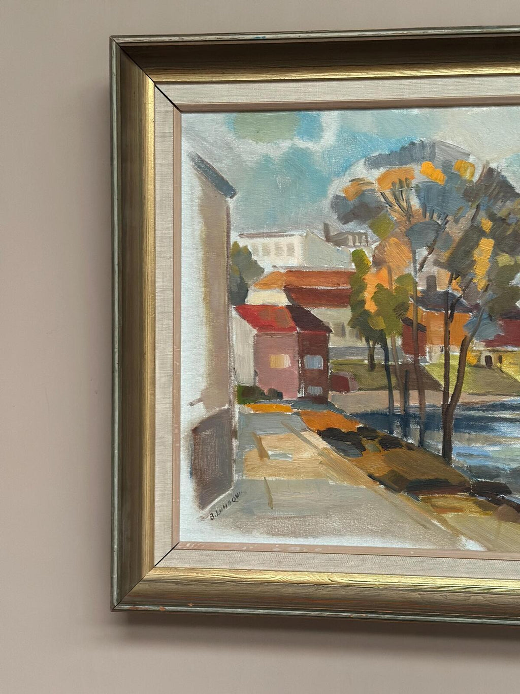 “Riverside Village” by B. Lundqvist