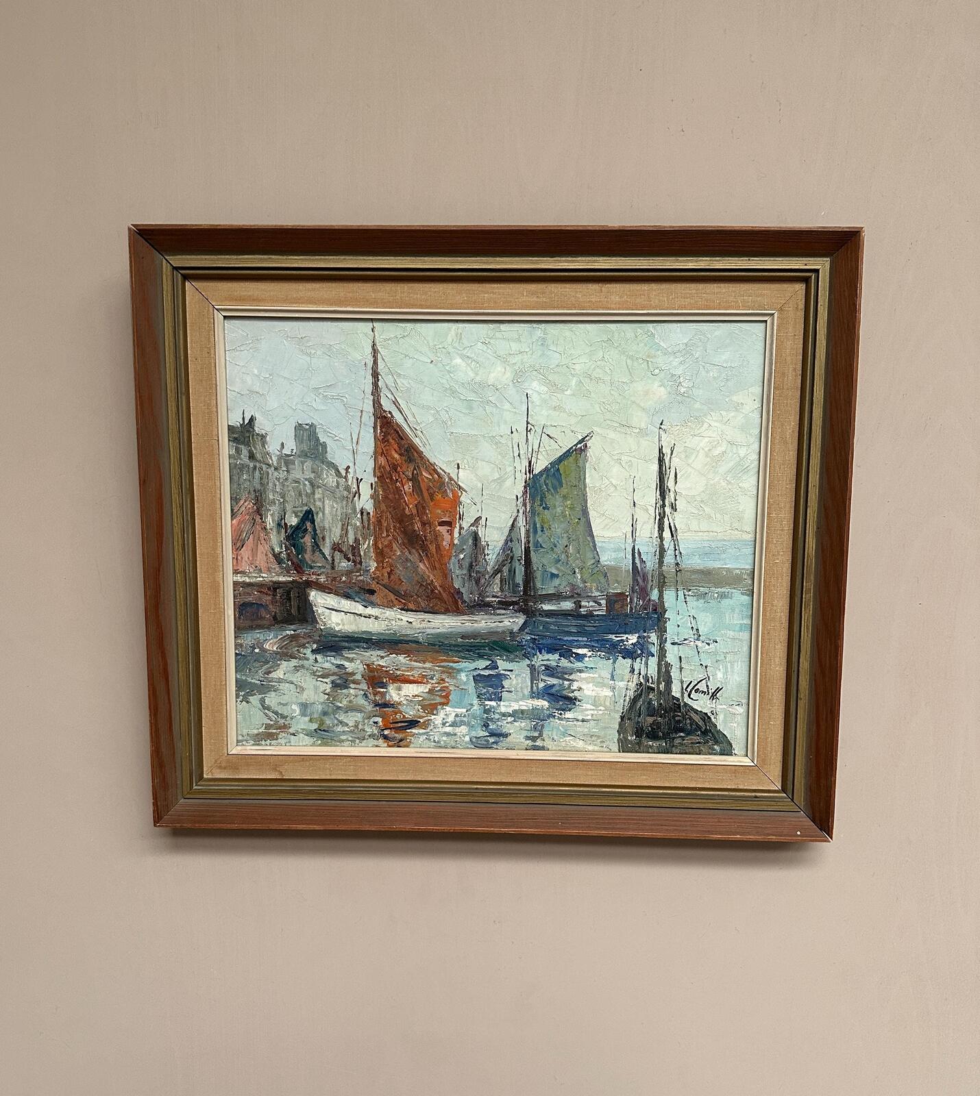 “Boats in Harbour” by Inge Camill