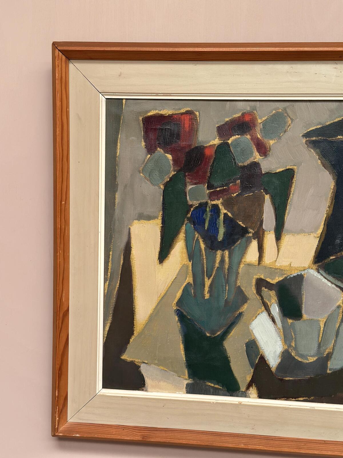 “Cubist Still Life” by Sven Johansson (1916–1990)