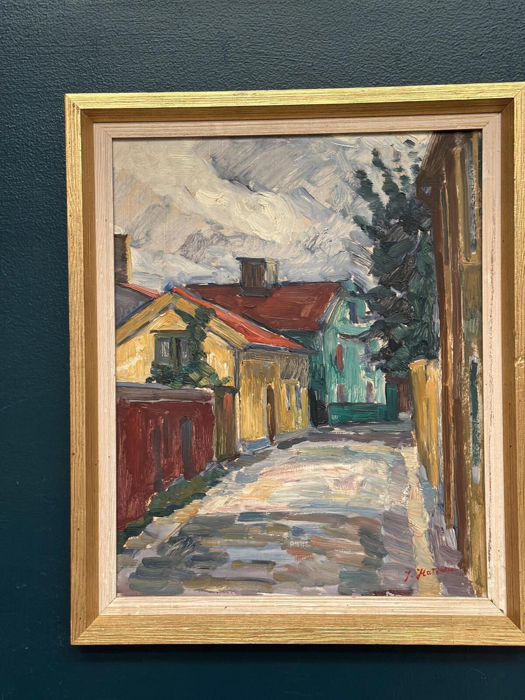 “Street with Houses” by Jan Hatvani