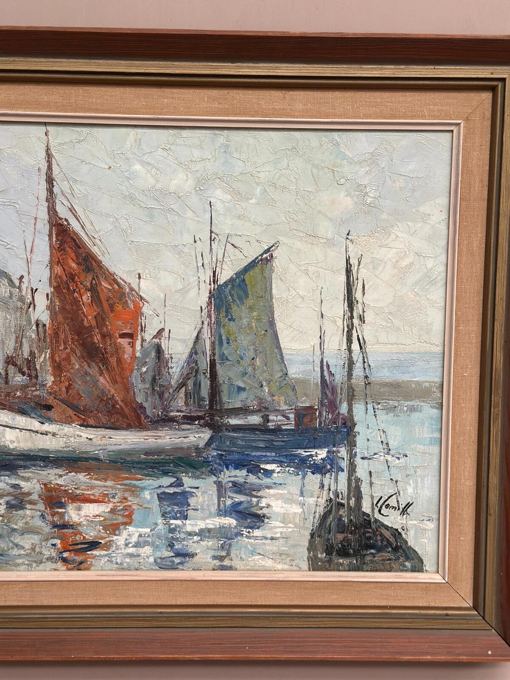 “Boats in Harbour” by Inge Camill