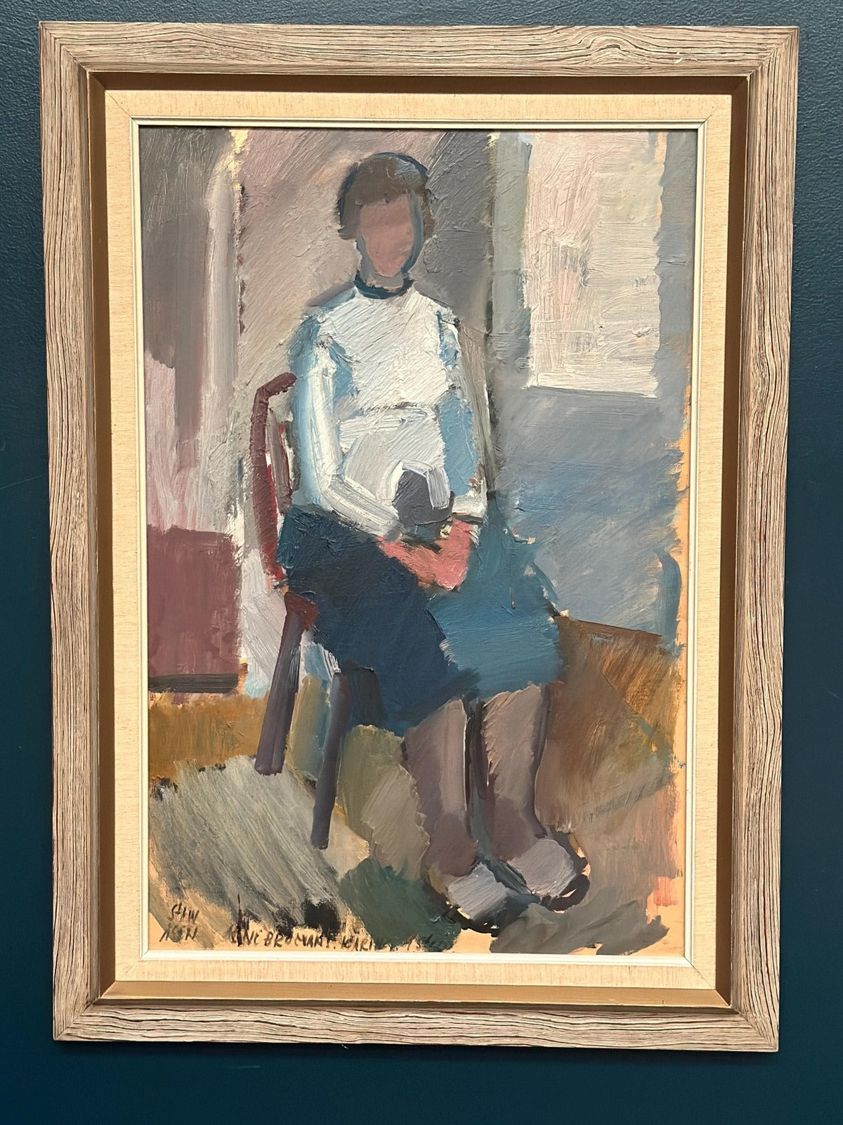 “Seated Woman” by Gösta Stawåsen