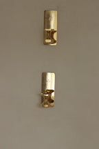 Pair Of Swedish Brass Sconces By GUSUM 1991