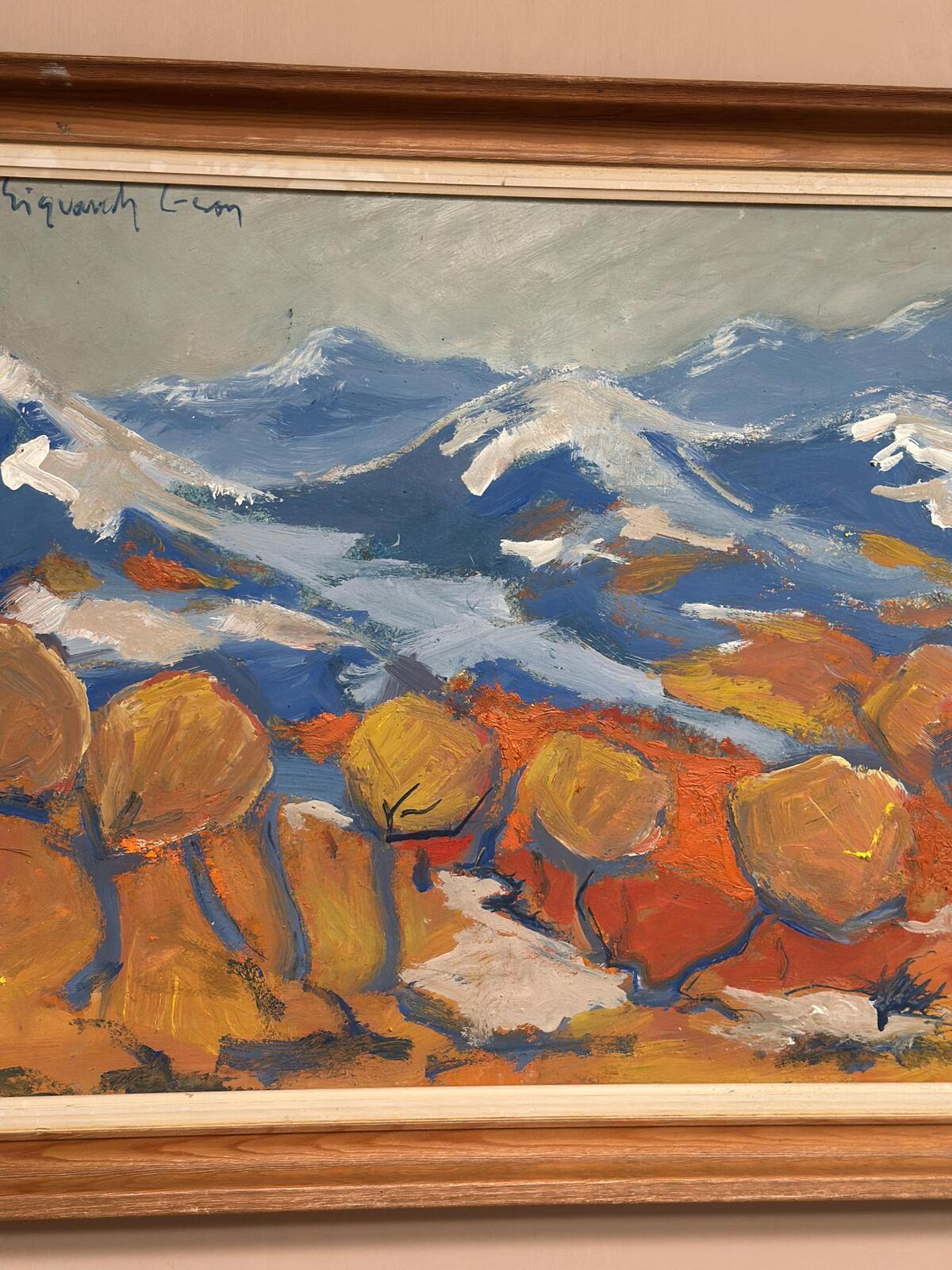“Trees and Mountains” by Kenneth Sigvard