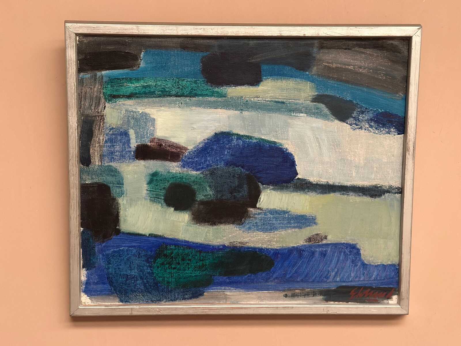“Blå kust” (Blue Coast) by Bengt Eklund (1916–1989)