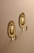 Mid-Century Brass Swedish Sconces