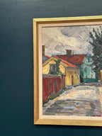 “Street with Houses” by Jan Hatvani