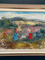 “Children Playing” by Nils Sewerin (1920–1985)
