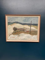 “Winter Landscape, Österlen” by E. O. Jonza