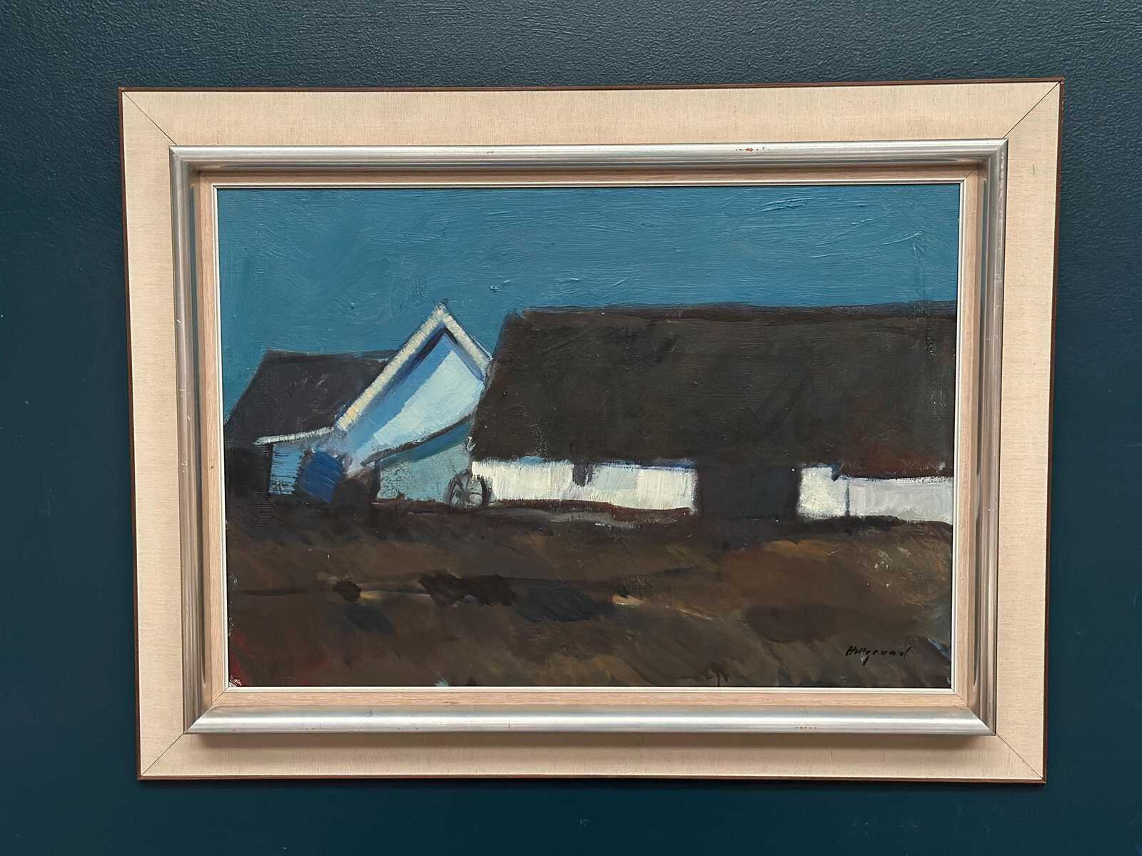 “Bondgård i landskapet” by Bengt Hillgrund