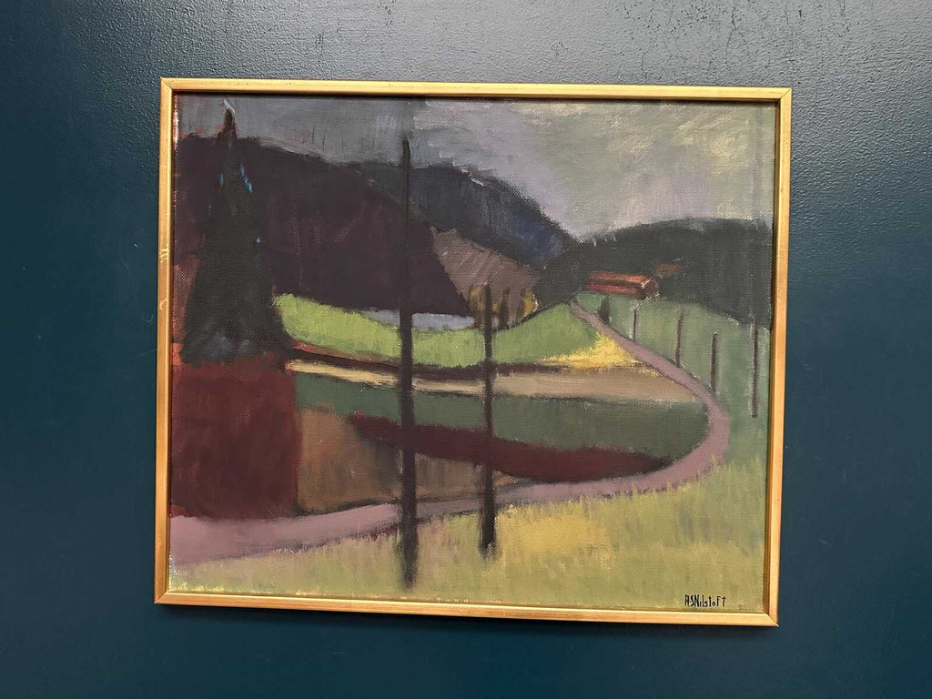 “Landscape” by Anna‑Stina Lorentze Nilstoft (1928–2017)