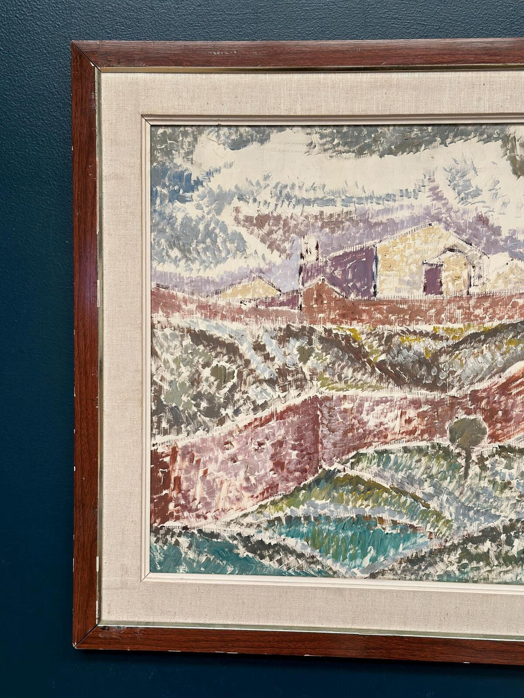 “Landscape with Buildings” by Gösta Nordblad