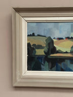 “Landscape with Huts” by Ruben Hedin