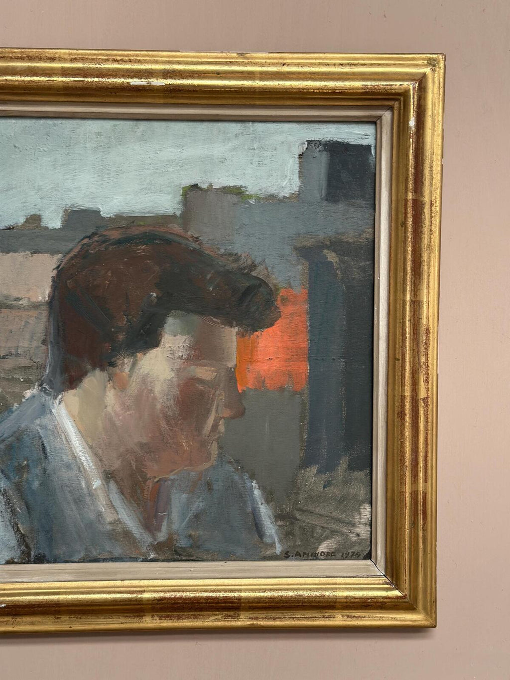 “Figure in Profile” by Sigrid Aminoff Oxenstierna 1974