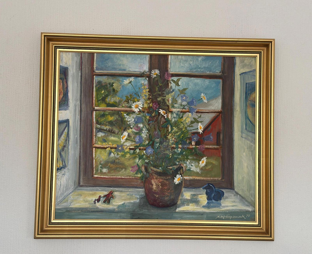 “Flowers by the Window” by Kaj Järpemark