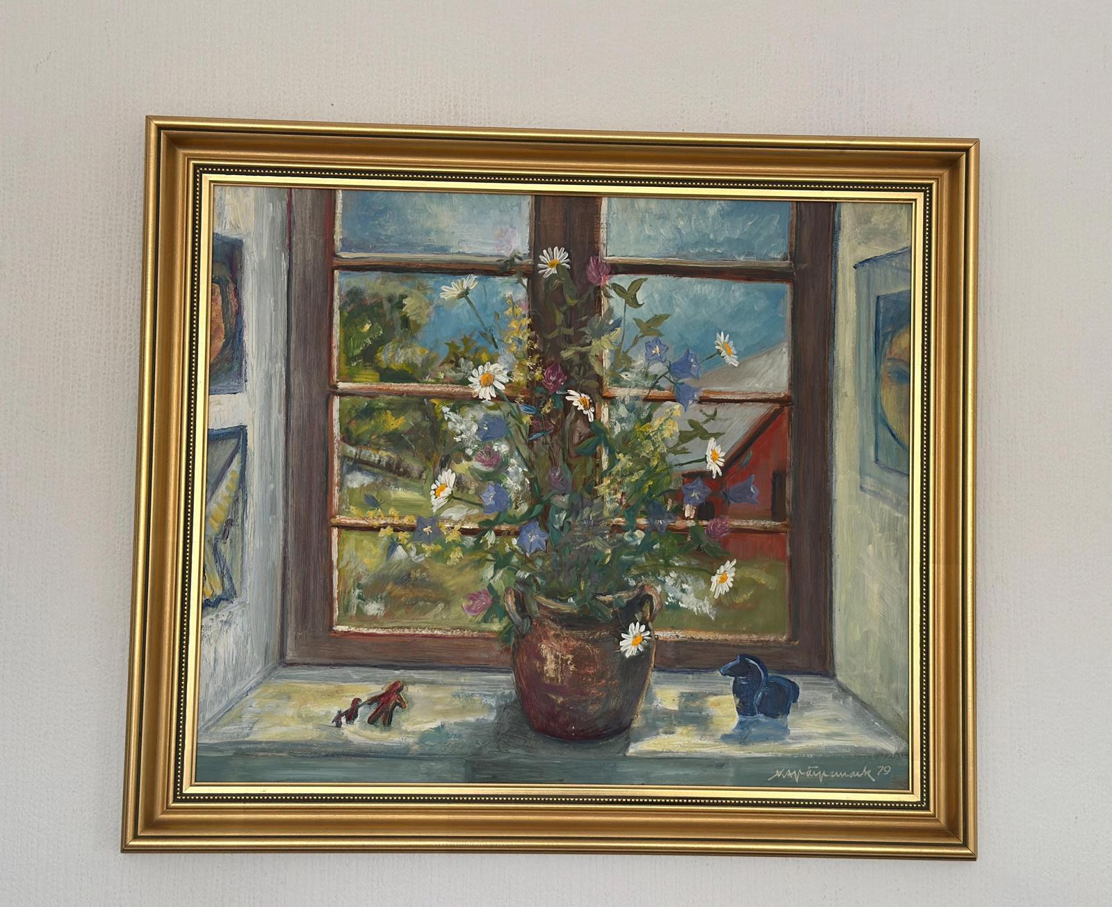 “Flowers by the Window” by Kaj Järpemark
