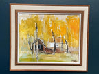 “Houses and Trees in Autumn ” by Pia H. Campbell