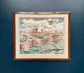 “Landscape with Buildings” by Gösta Nordblad