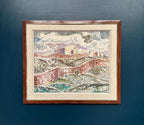 “Landscape with Buildings” by Gösta Nordblad