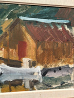 “Fishing Village” by Gösta Stawåsen