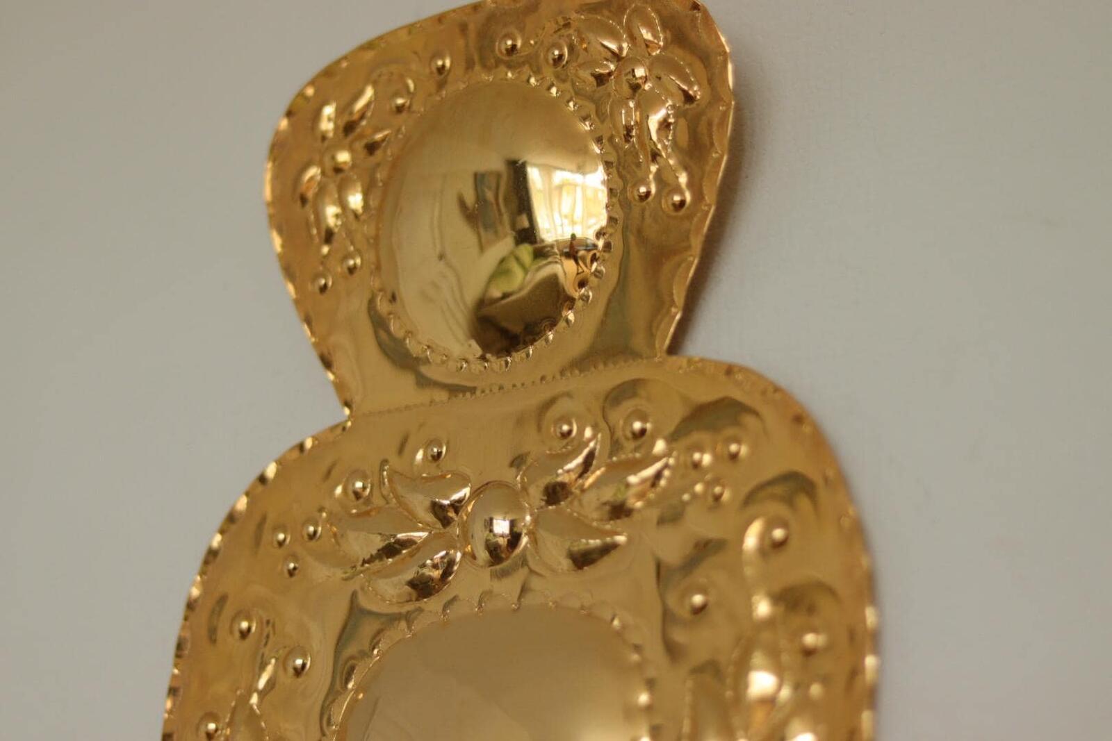 Pair Of Mid Century Swedish Brass Sconces