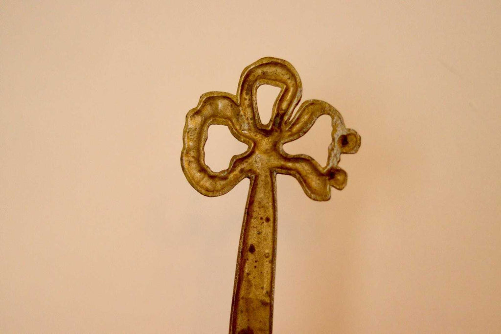 Pair Of Mid Century French Brass Bow Sconces