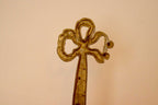 Pair Of Mid Century French Brass Bow Sconces