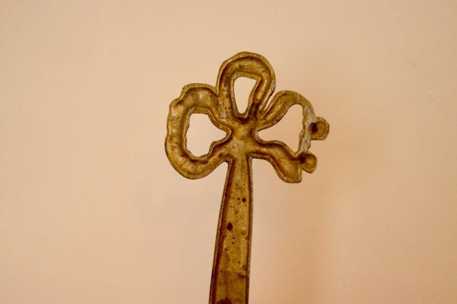 Pair Of Mid Century French Brass Bow Sconces