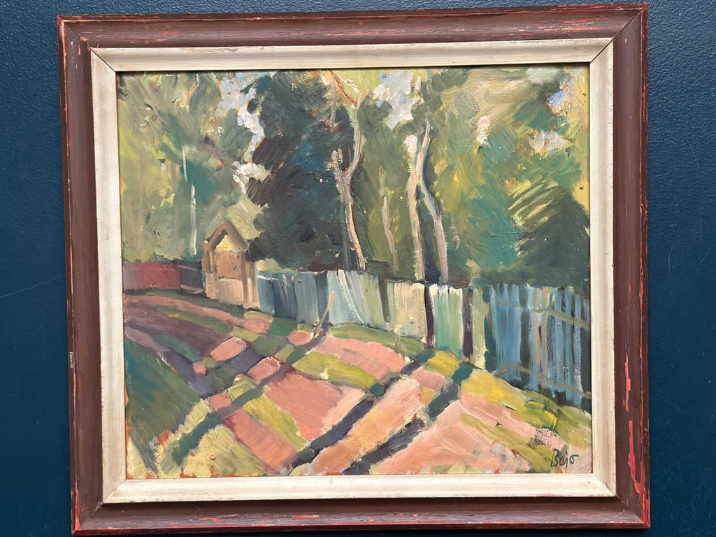 “Landscape with Fence” by Bajo
