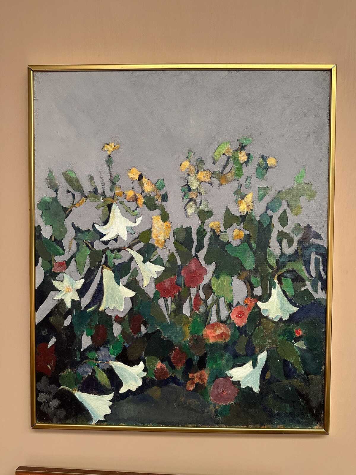 “Still Life (Flower Motif)” by L.S.